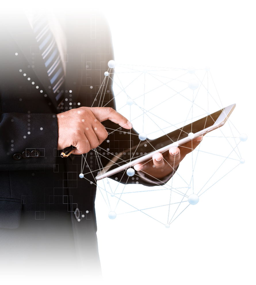 Business connection illustration